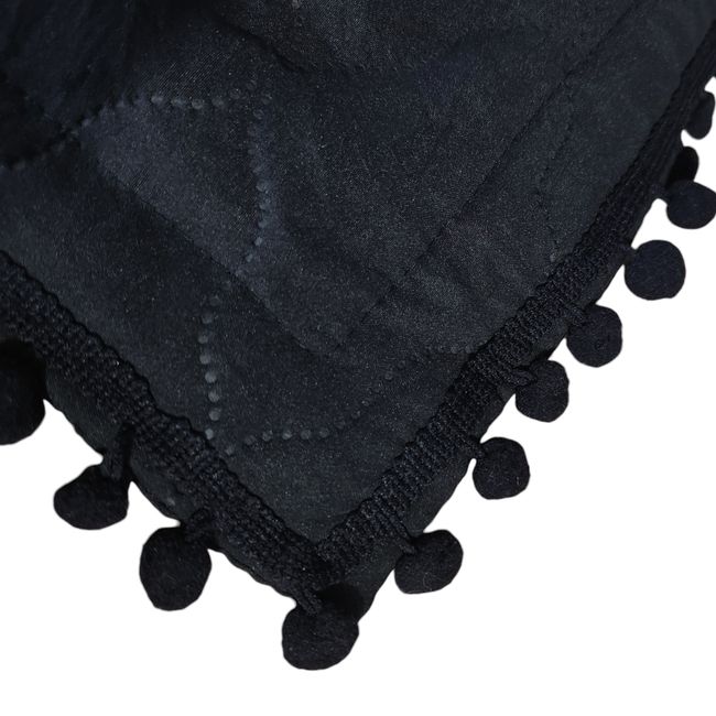 GENERICO - Quilt De Verano King En Algodon Con Pompones+ 2 Fundas Rosado