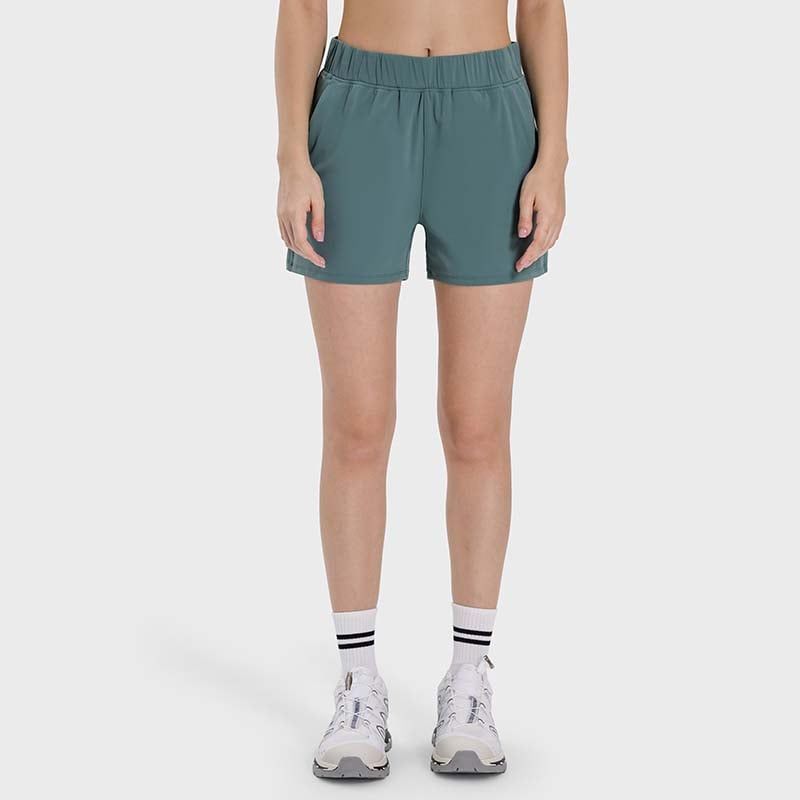 GSON - Deportes y ocio Cortos Pantalones de yoga Mujer Negro