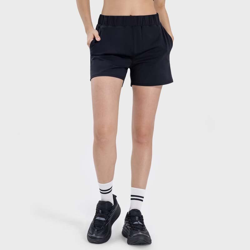 GSON - Deportes y ocio Cortos Pantalones de yoga Mujer Negro