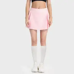 GSON - Falda corta para mujeres de yoga deportivo Negro