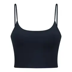 GSON - Chaleco deportivo femenino de yoga Negro