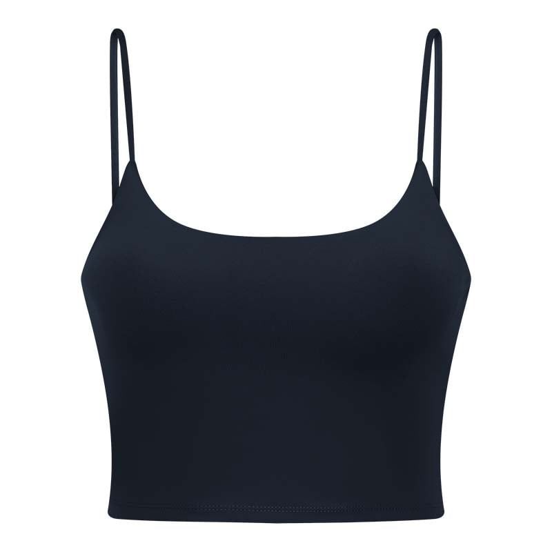 GSON - Chaleco deportivo femenino de yoga Negro