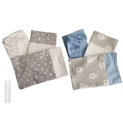 GENERICO - Pack de 2Juego de sabana cuna colecho bebe