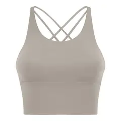 GSON - Chaleco deportivo femenino de yoga Negro