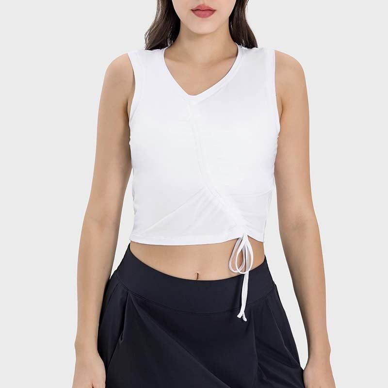GSON - Chaleco deportivo femenino de yoga Negro