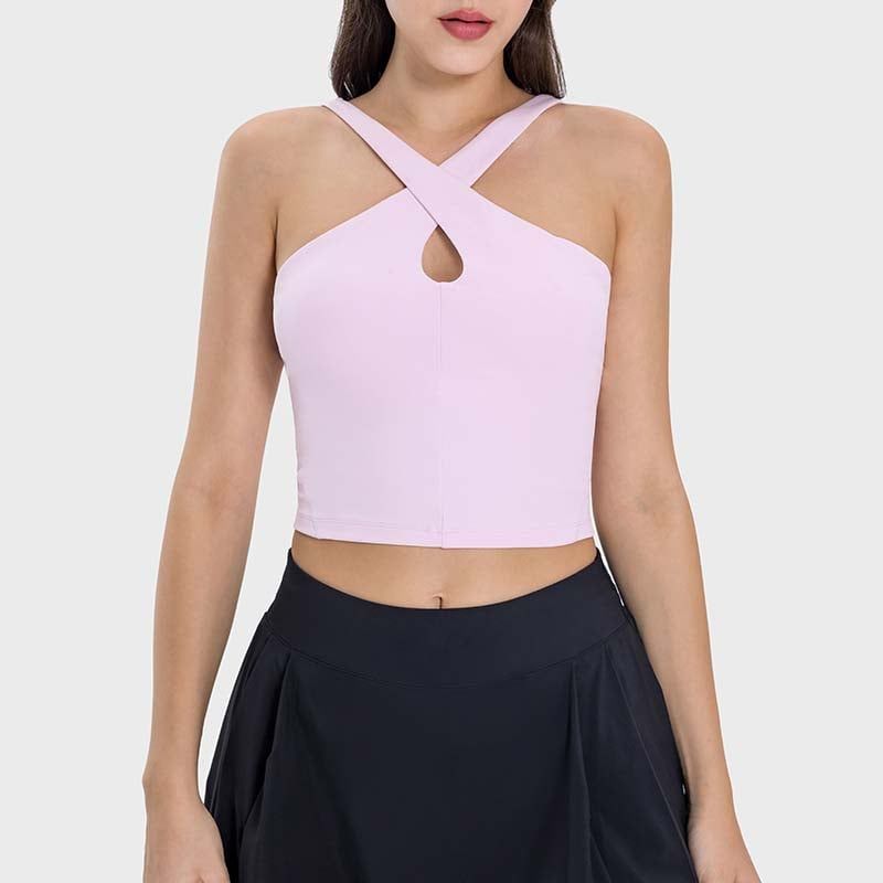 GSON - Chaleco deportivo femenino de yoga Negro