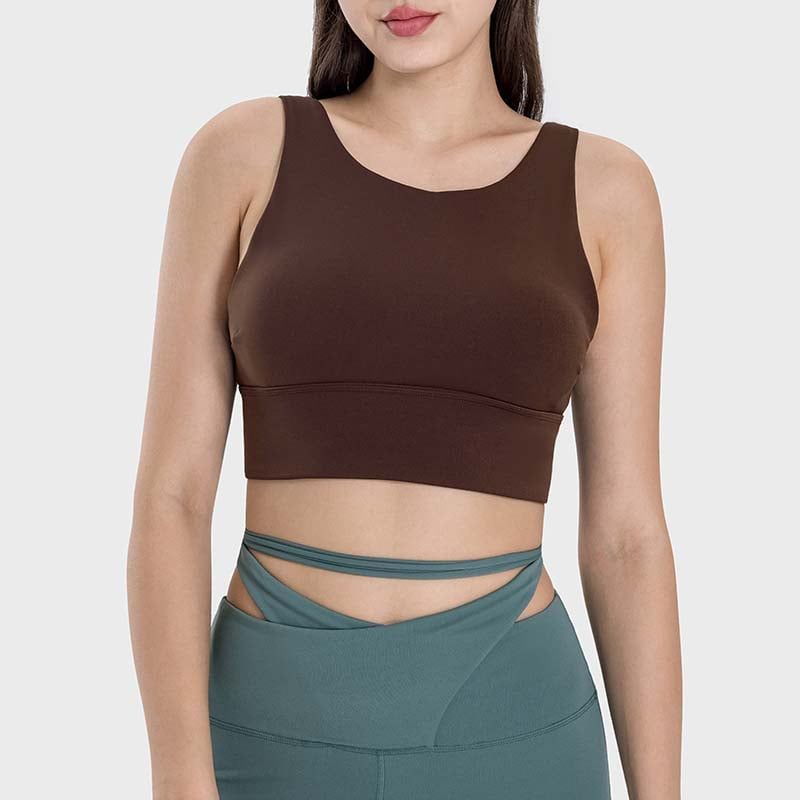 GSON - Chaleco deportivo femenino de yoga Negro