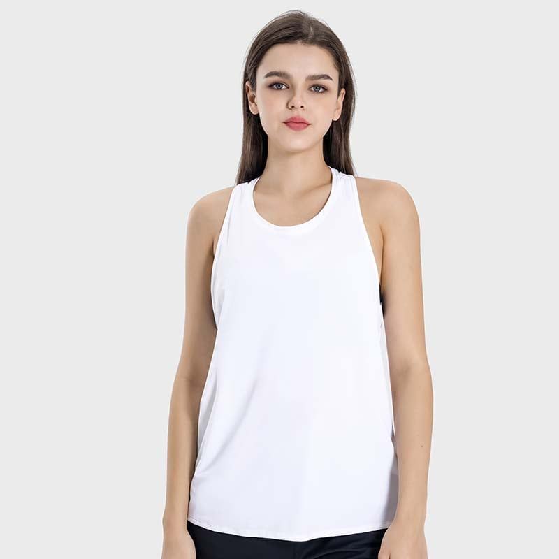 GSON - Chaleco deportivo femenino de yoga Negro