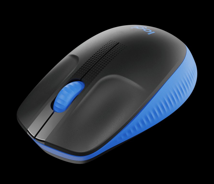 LOGITECH Mouse Inalámbrico Logitech M190 azul | falabella.com