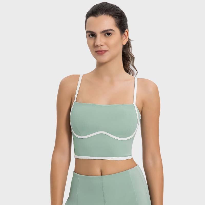 GSON - Chaleco deportivo femenino de yoga Negro