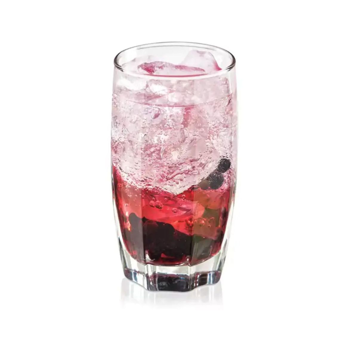 CRISTAR - Vaso De Vidrio Bebidas Cóctel Altos  Amadeus 374ml X6