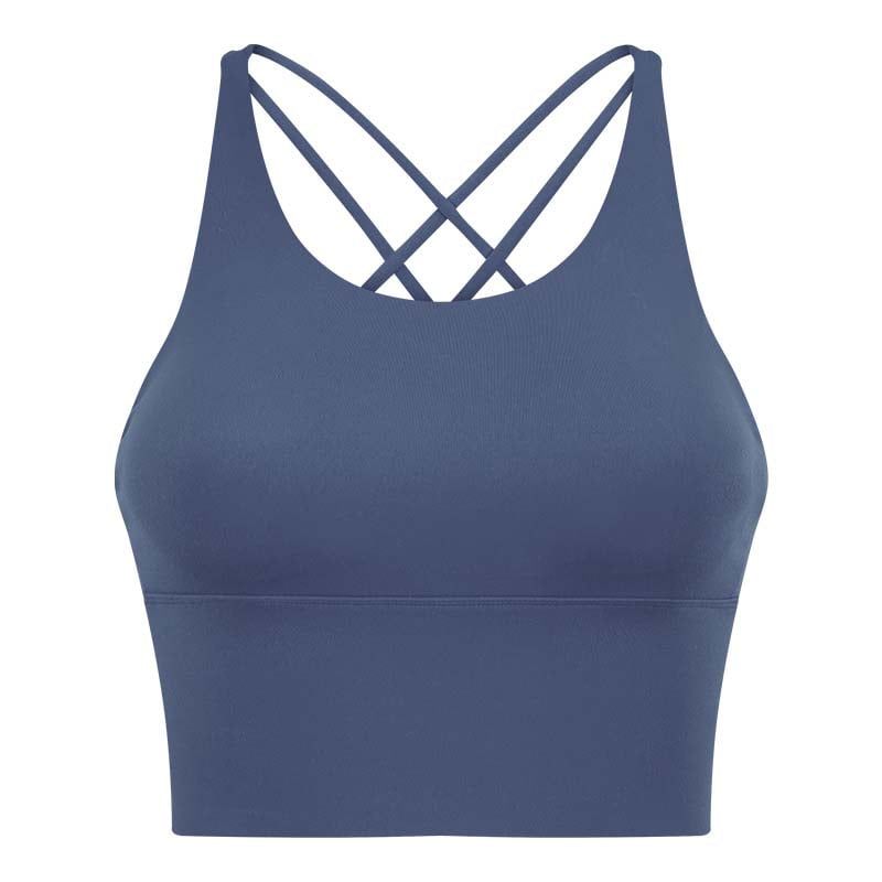 GSON - Chaleco deportivo femenino de yoga Azul