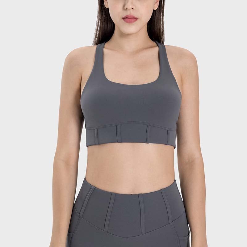 GSON - Chaleco deportivo femenino de yoga Negro