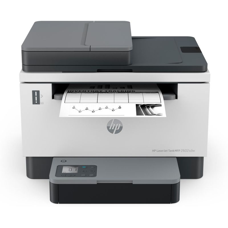 HP - Impresora Multifuncional Láser LaserJet Tank MFP 2602sdw Mono WiFi