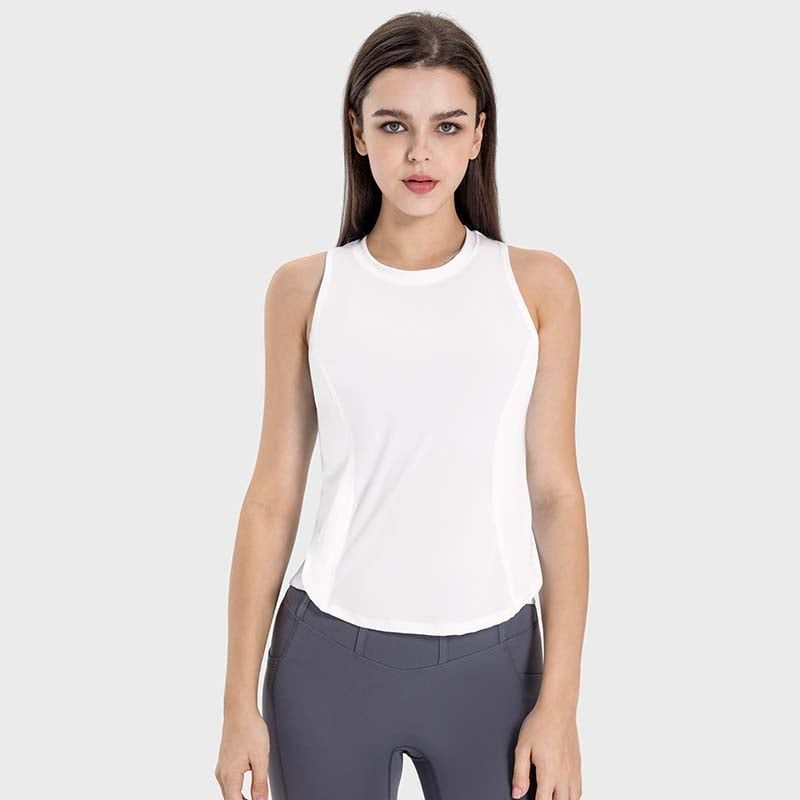 GSON - Chaleco deportivo femenino de yoga Negro