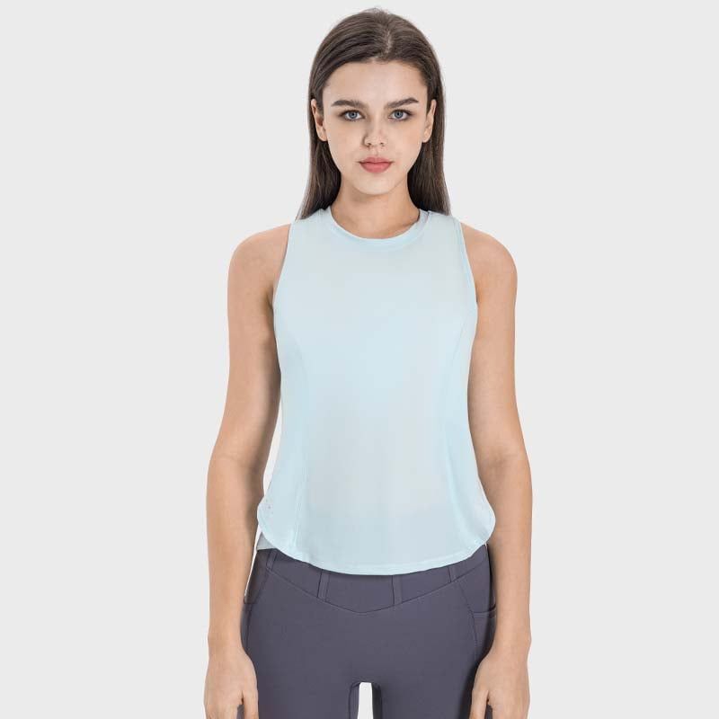 GSON - Chaleco deportivo femenino de yoga Negro
