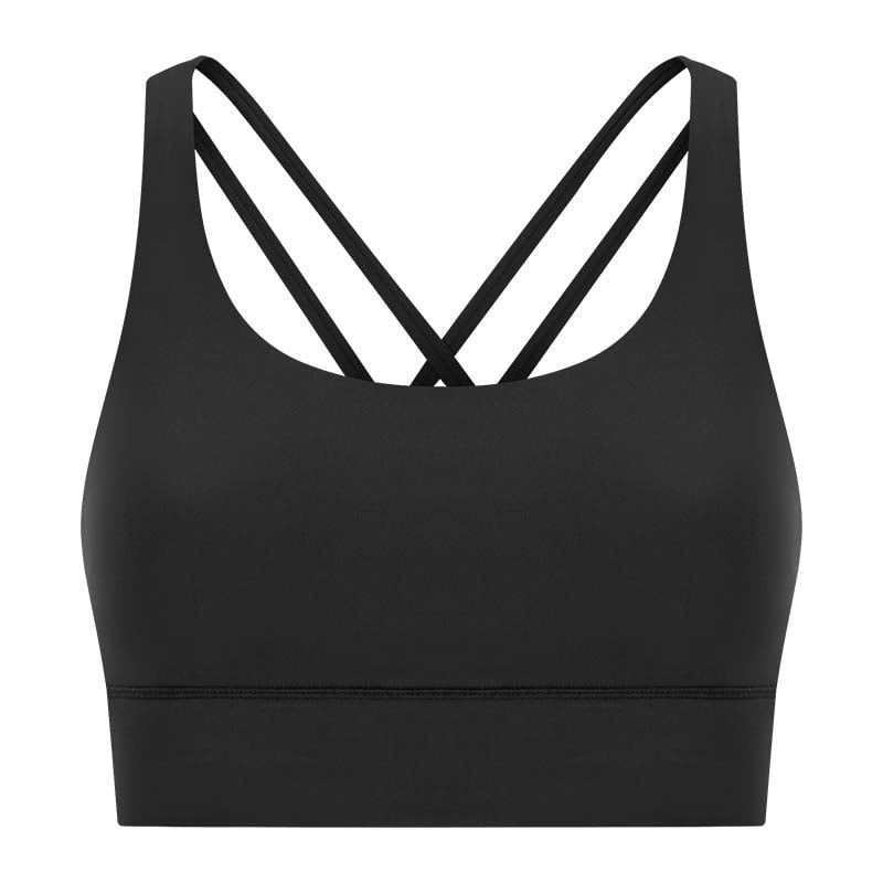 GSON - Chaleco deportivo femenino de yoga Negro