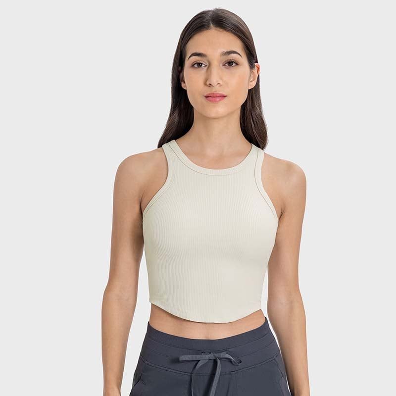 GSON - Chaleco deportivo femenino de yoga Negro