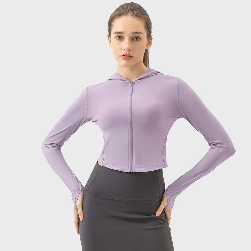GSON - Abrigo deportiva femenina de yoga Azul