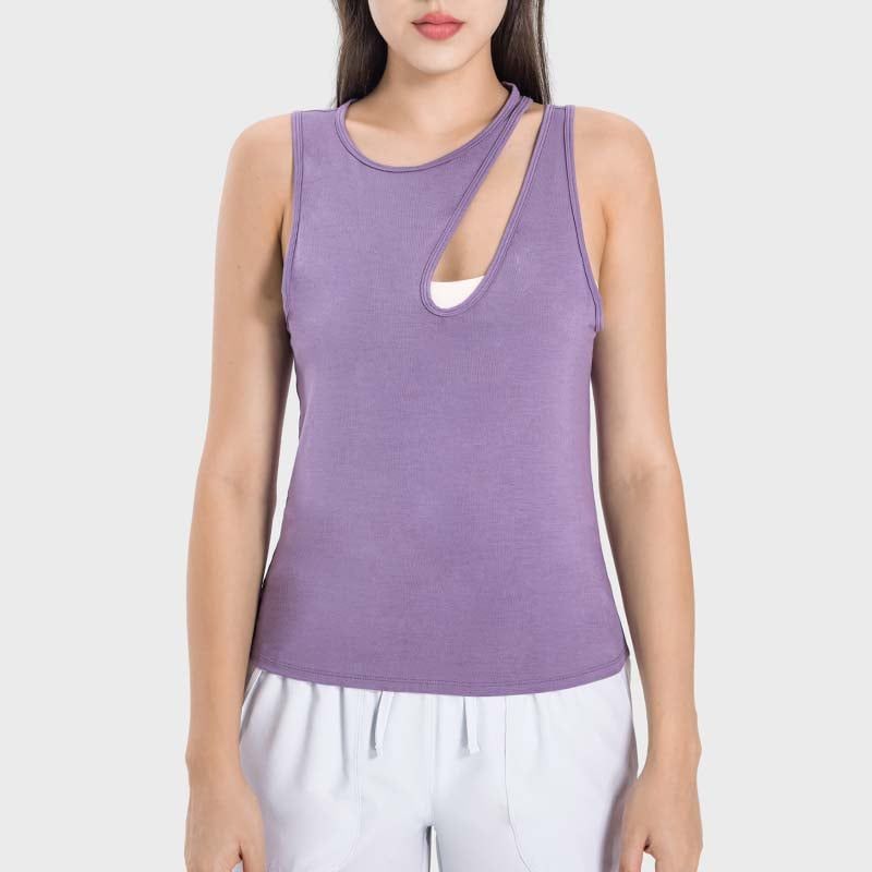 GSON - Chaleco deportivo femenino de yoga Negro.-
