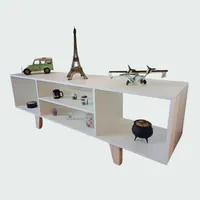 Rack TV KAIRO hasta 65'' (Armado) 150 ancho 37 fondo 55 alto. Blanco