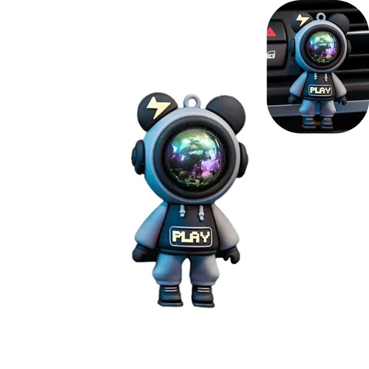 GENERICO - Ambientador Para Autos Clip De Aire Con Perfume Astronauta