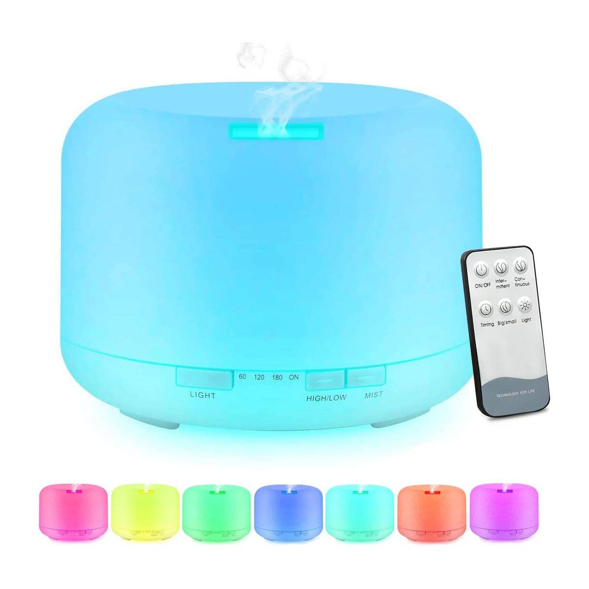 GENERICO - Humificador Purificador De Aire Lampara Led pack6 De Esencias