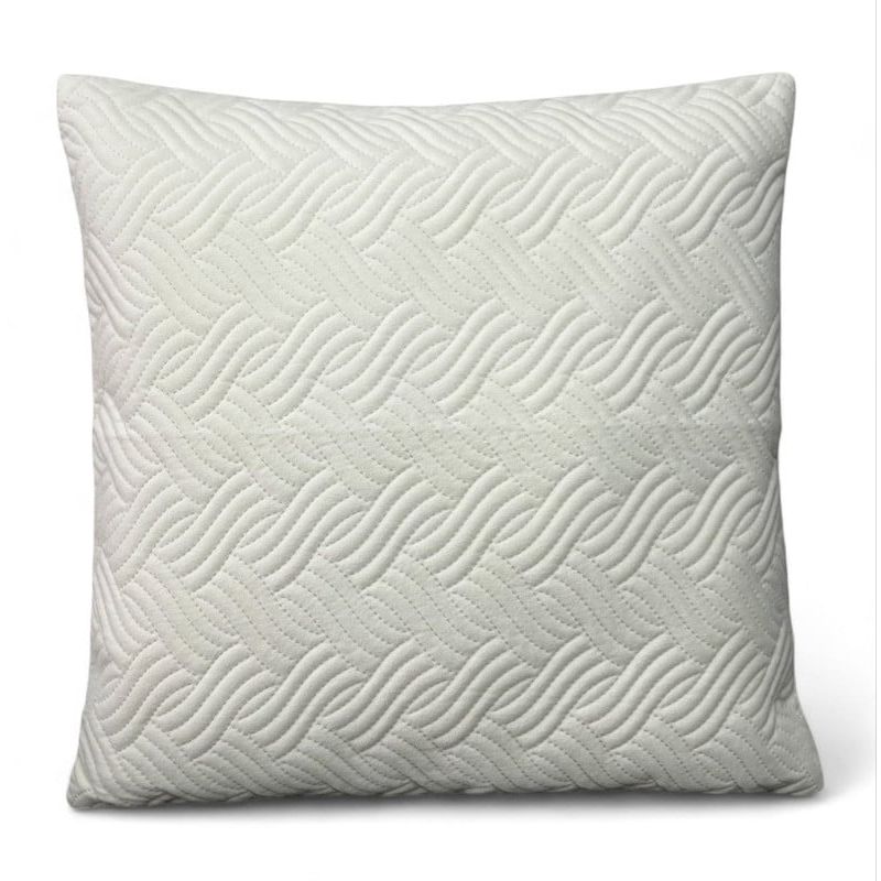 GENERICO - Funda Para Cojin Acolchada Tercipelo 43x43cm - Rosa