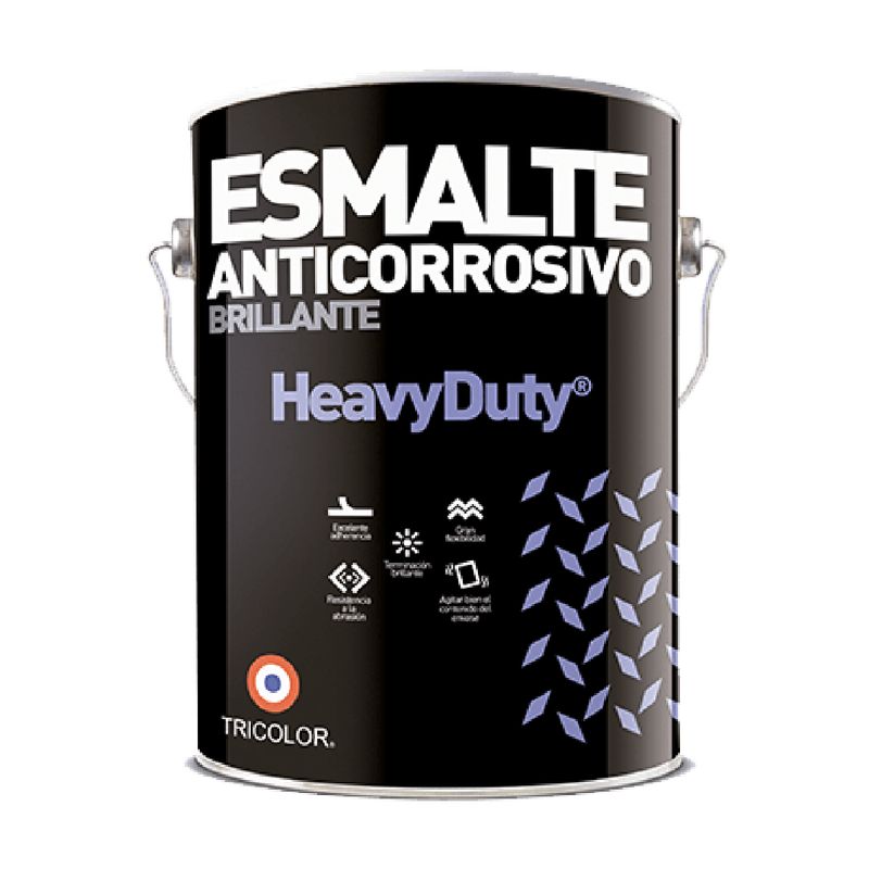 TRICOLOR - Anticorrosivo 1gl rojo mandarin heavy duty Tricolor
