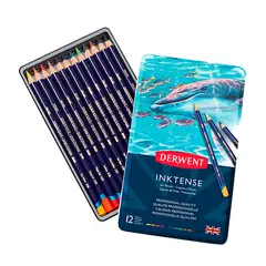 DERWENT - Lápices Acuarelables Inktense (12 colores)
