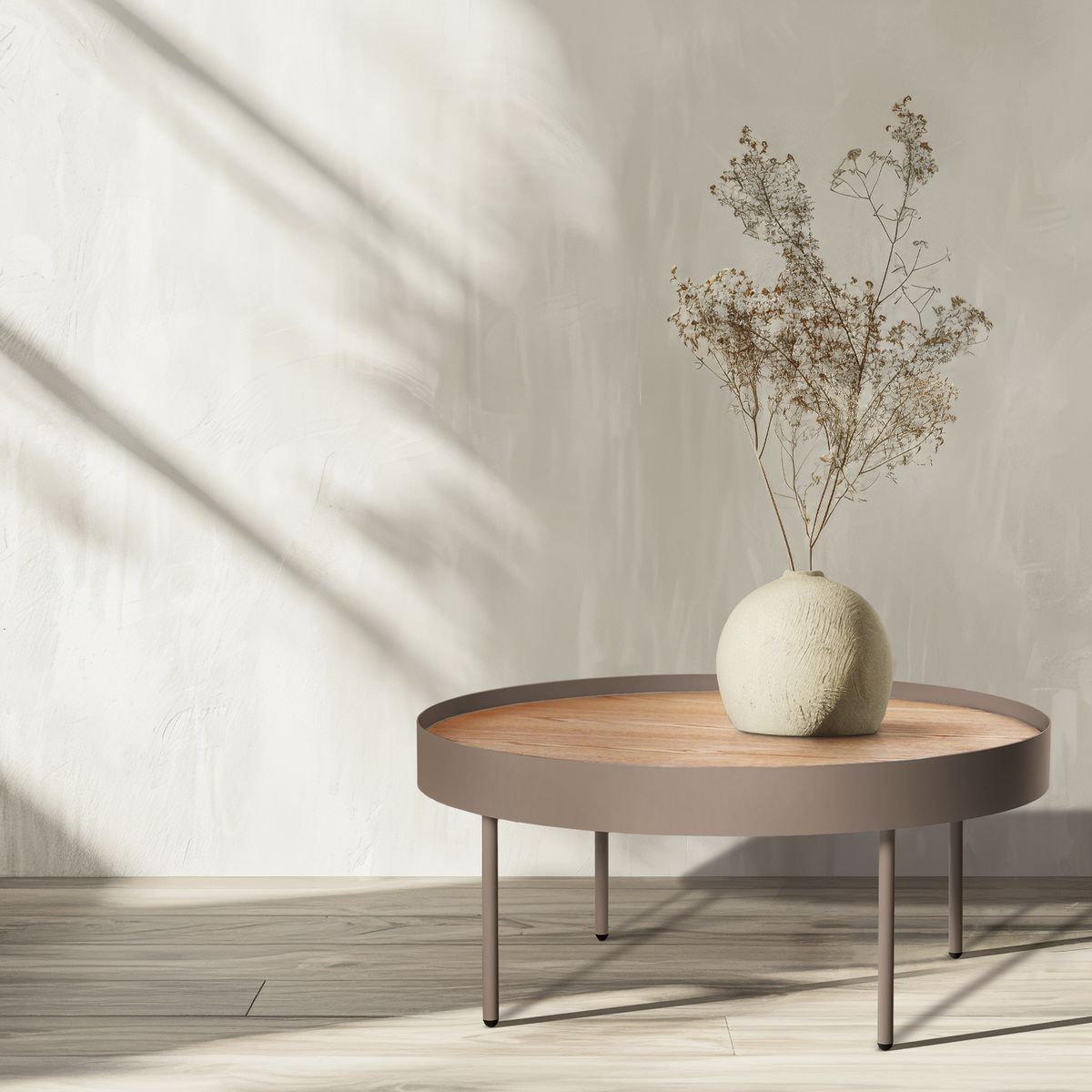 FORM DESIGN - Mesa de centro Teo Taupe Form