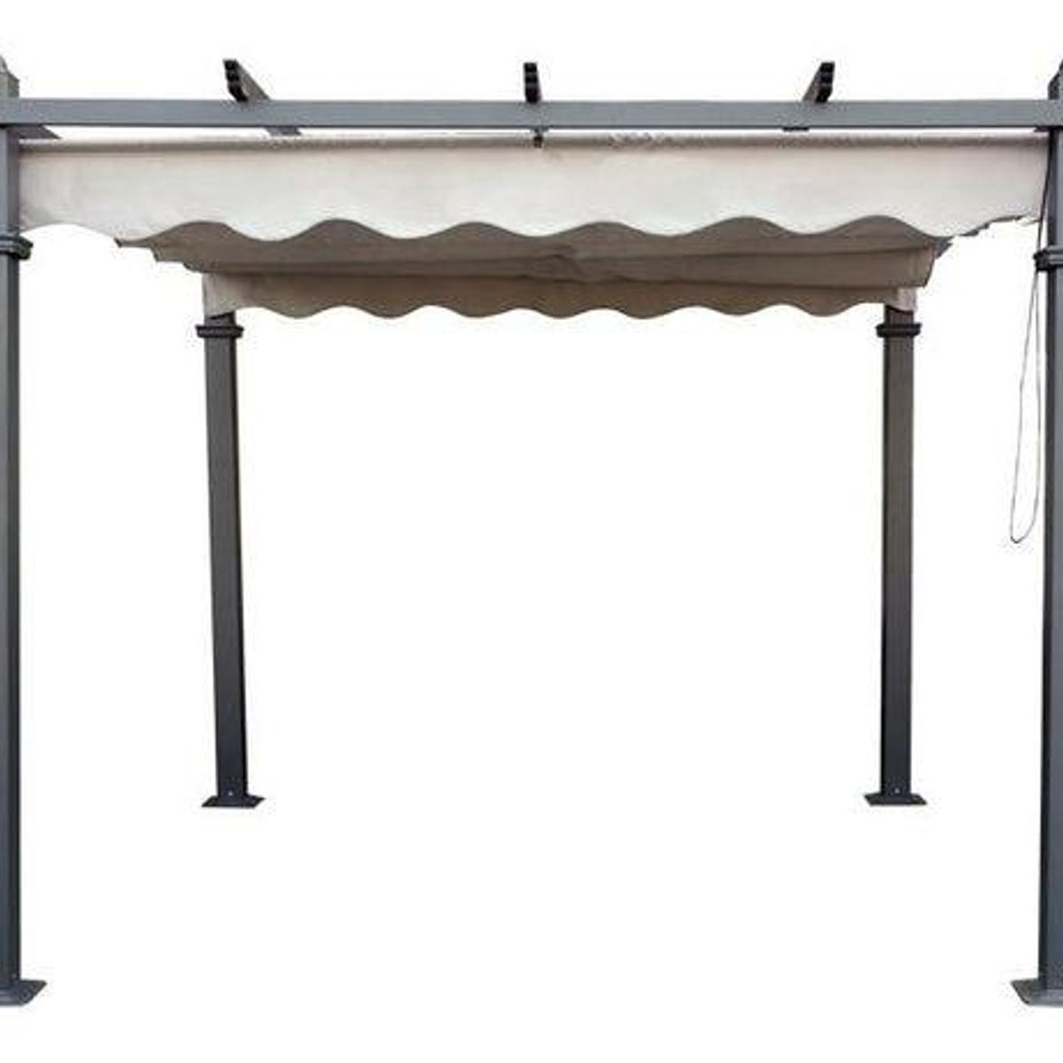 SPAZZIO - Gazebo Roma 3.00x3.00 mt crudo - Crema