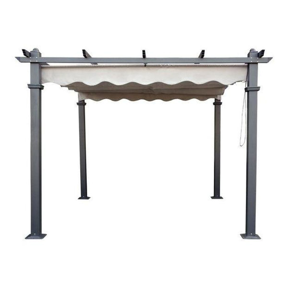 SPAZZIO - Gazebo Roma 3.00x3.00 mt crudo - Crema