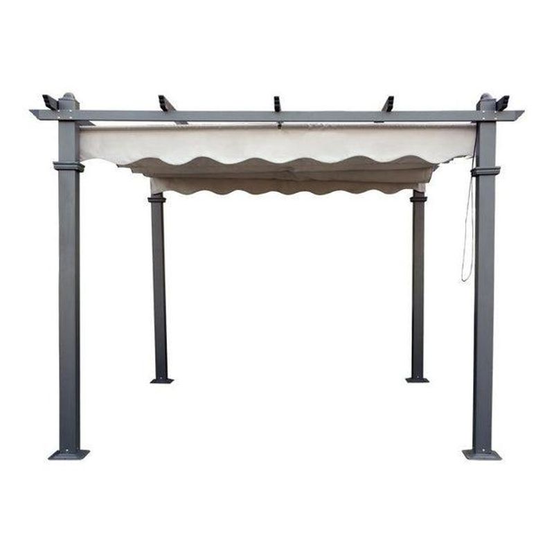 SPAZZIO - Gazebo Roma 3.00x3.00 mt crudo - Crema