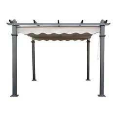 SPAZZIO - Gazebo Roma 3.00x3.00 mt crudo - Crema