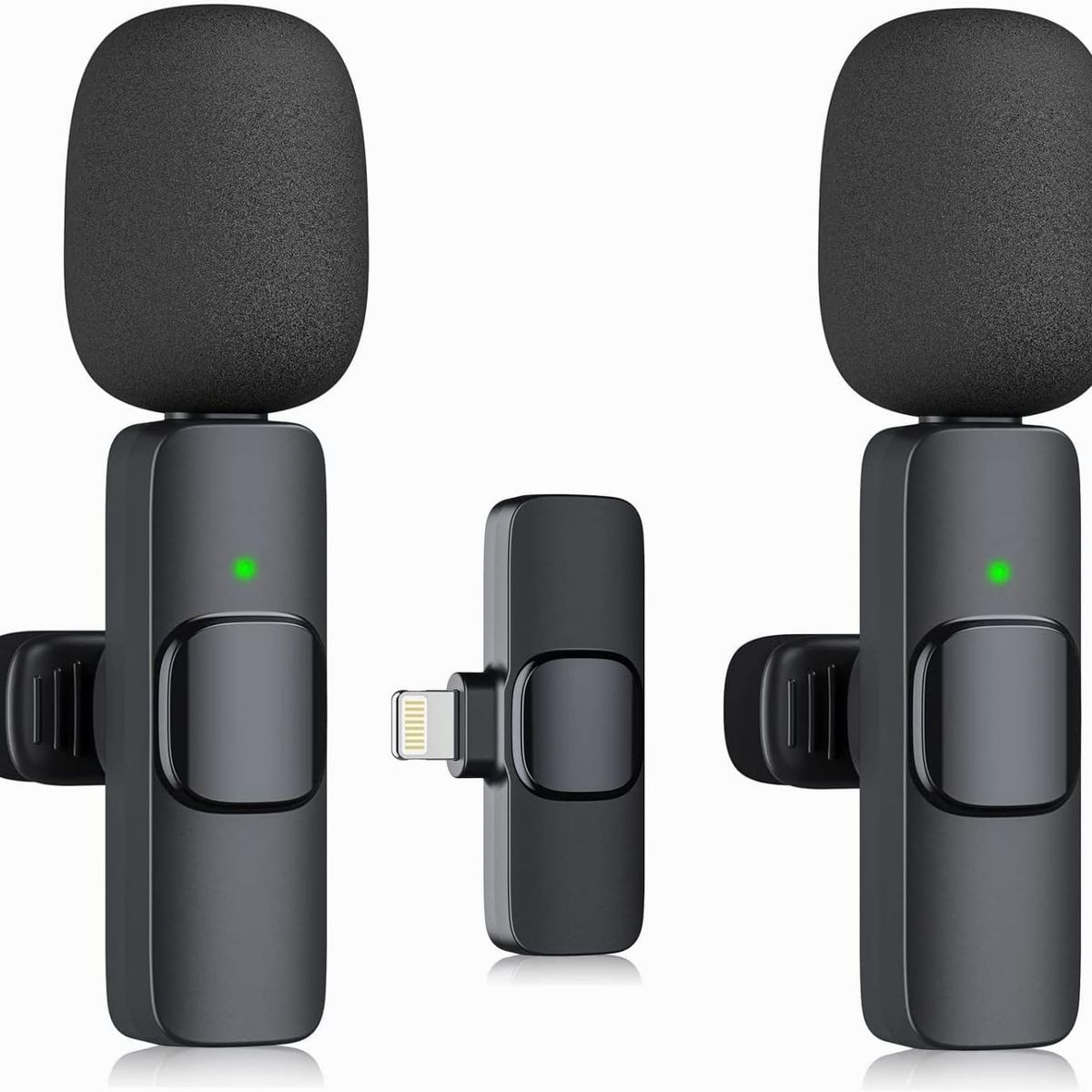 OEM - Micrófono Lavalier inalámbrico portátil para iOS 2 unidades