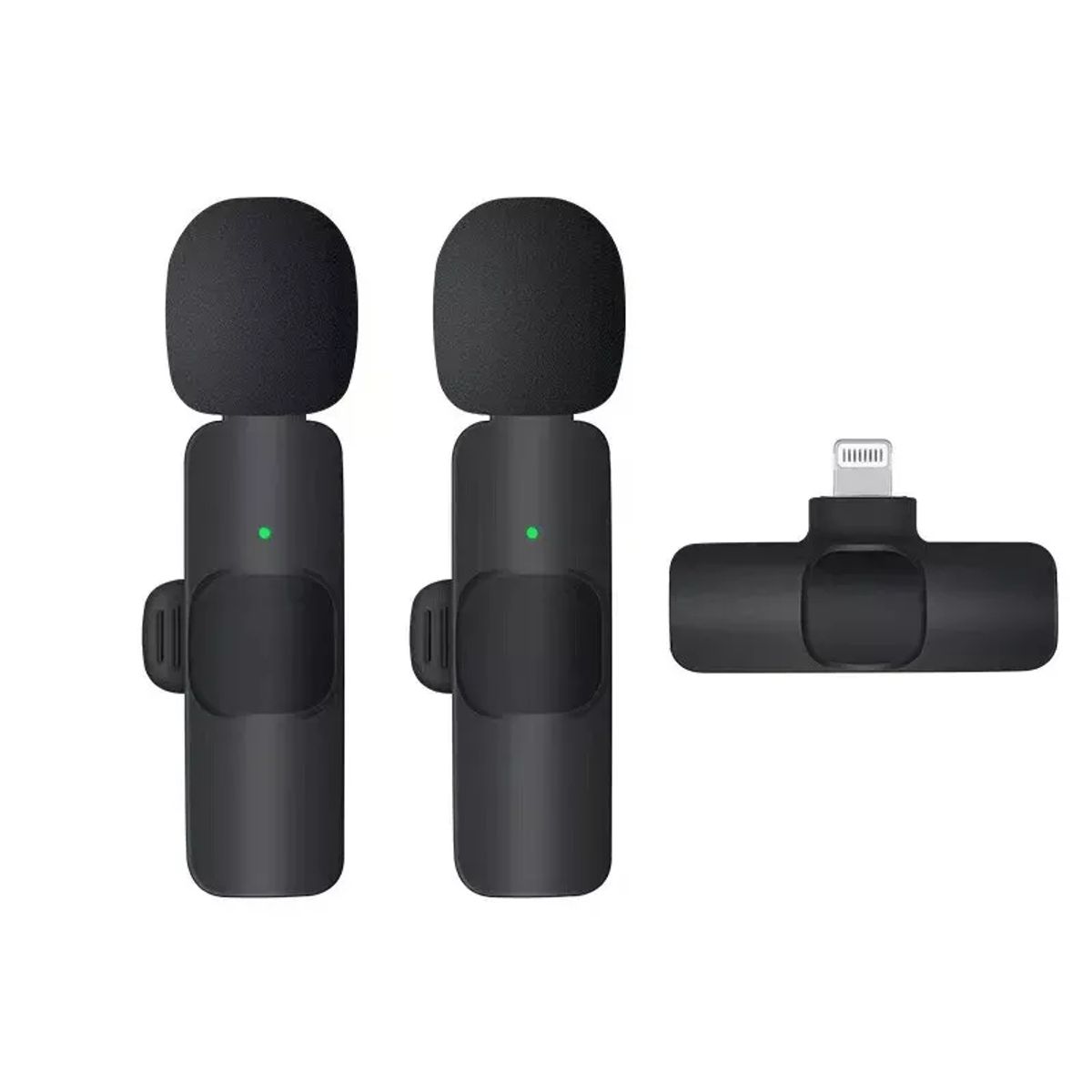 OEM - Micrófono Lavalier inalámbrico portátil para iOS 2 unidades