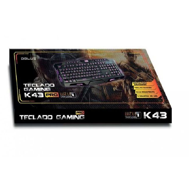 DBLUE - TECLADO GAMER PRO DBLUE K43 RETROILUMINADO DBKG951