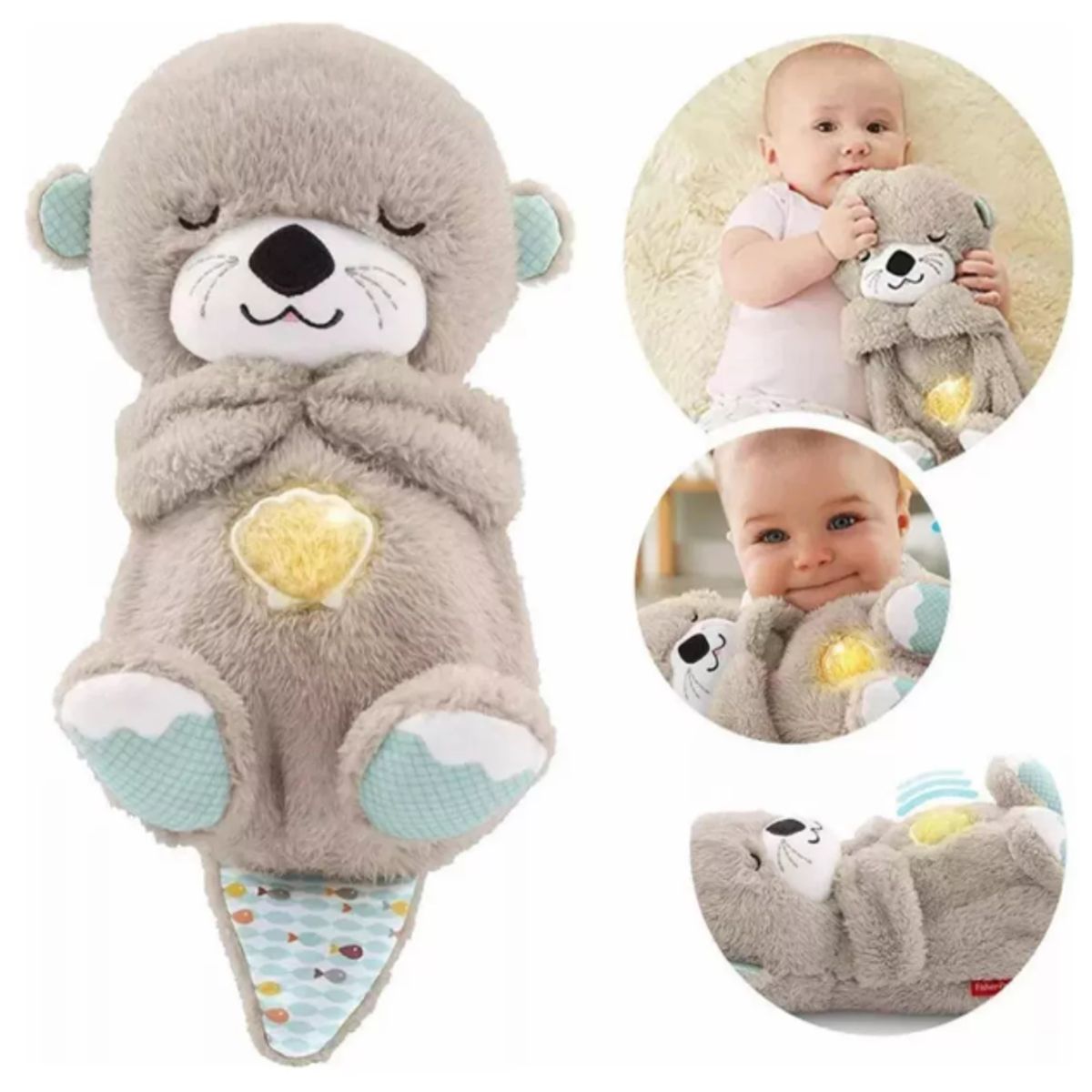 GENERICO - Peluche Nutria Compañero De Bebes Una Respiracion Relajante