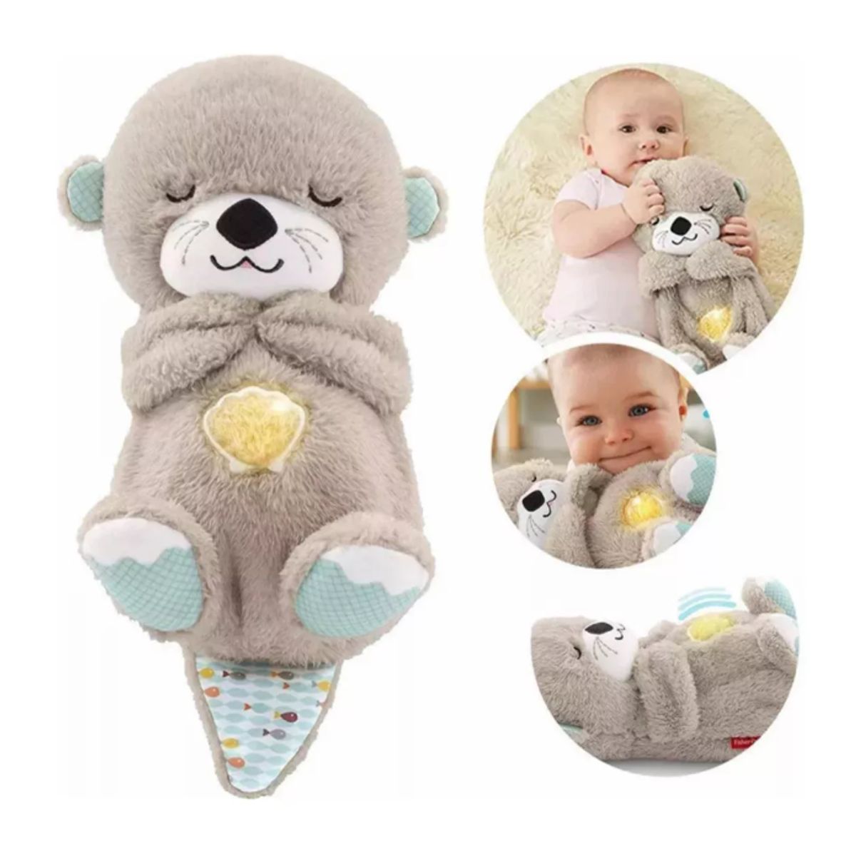 GENERICO - Peluche Nutria Compañero De Bebes Una Respiracion Relajante