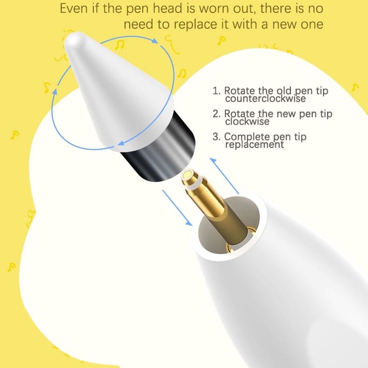 GENERICO - Lápiz Táctil Universal Lenovo Thinkplus Bp16