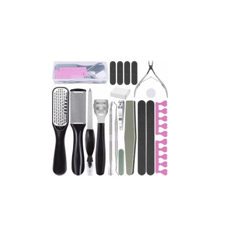 GENERICO - Caja De Pedicure Removedor De Callos Removedor Cutícula Uñas