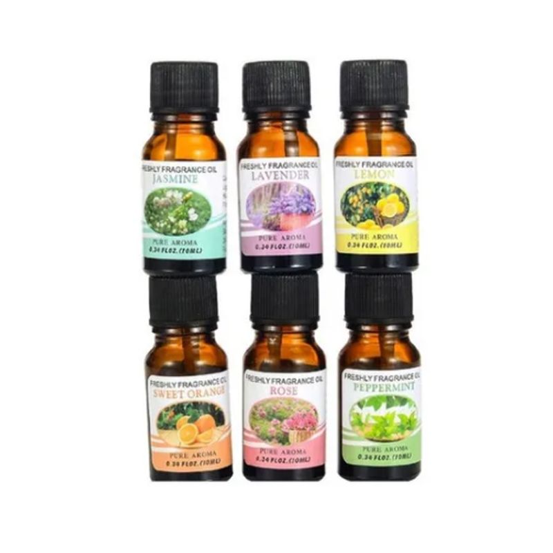 GENERICO - Set De 6 Esencias Aromáticas De 10ml Aceite Para Humidificadores