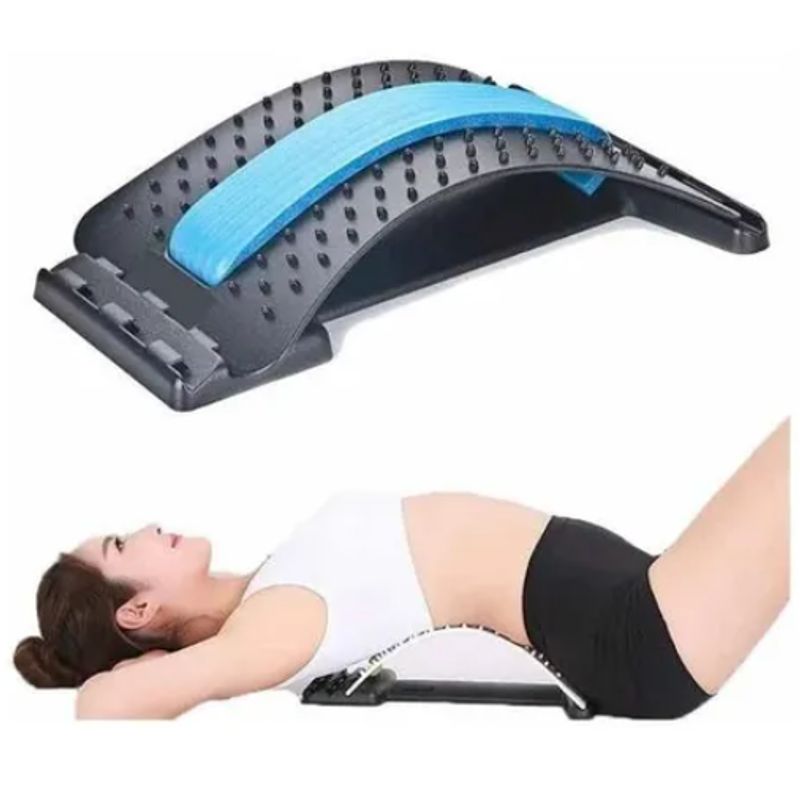 GENERICO - Soporte Corrector Lumbar Masajeador De Espalda Estiramiento