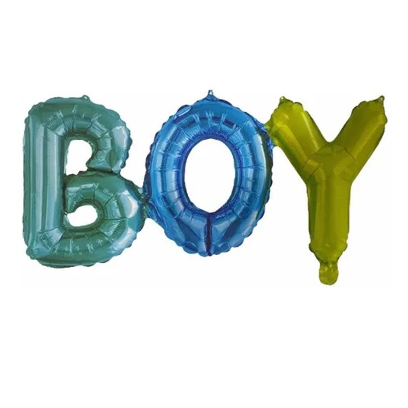 GENERICO - Globos Boy Azul Para Revelación De Genero Baby Shower