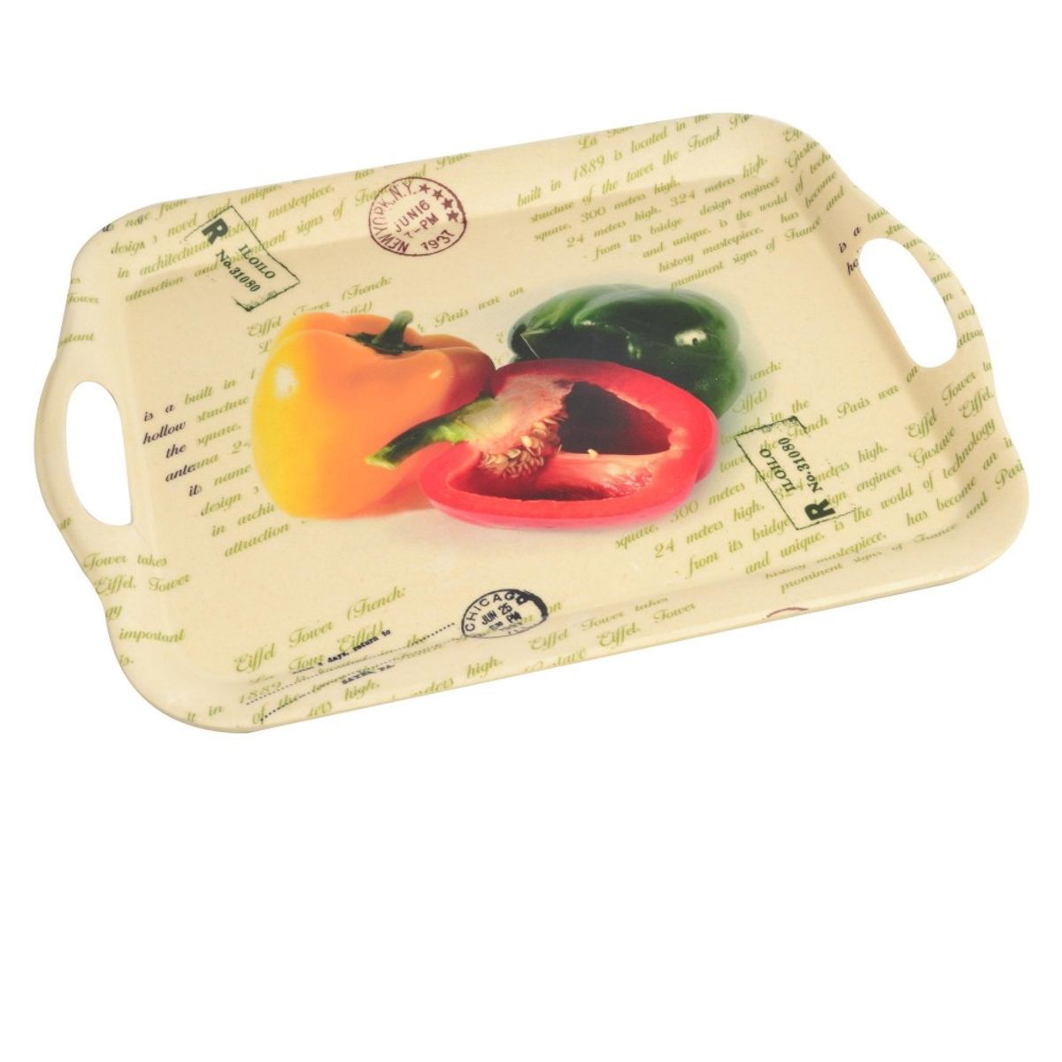 CAP DOR - Bandeja Plástico Diseño Vegetales