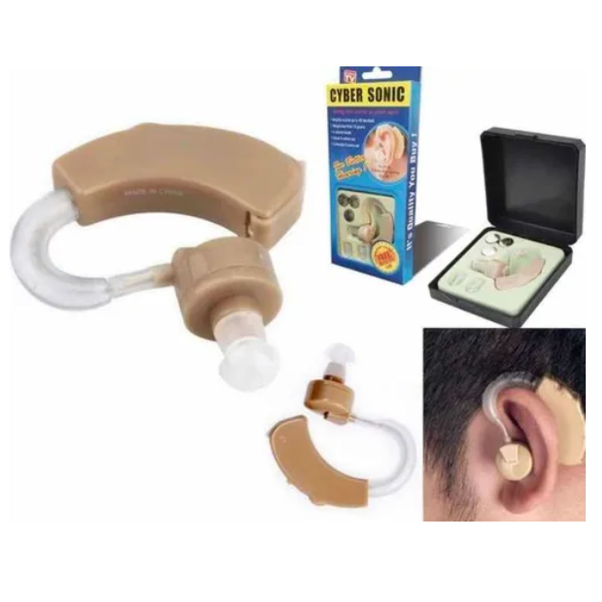 CYBER CLEAN - Audífonos Para Una Mejor Audición Amplificador De Sonido
