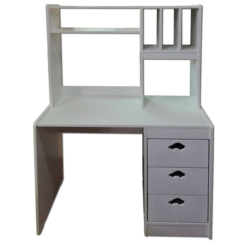MUEBLES KIDS - escritorio con elevacion  BLANCO AUTO