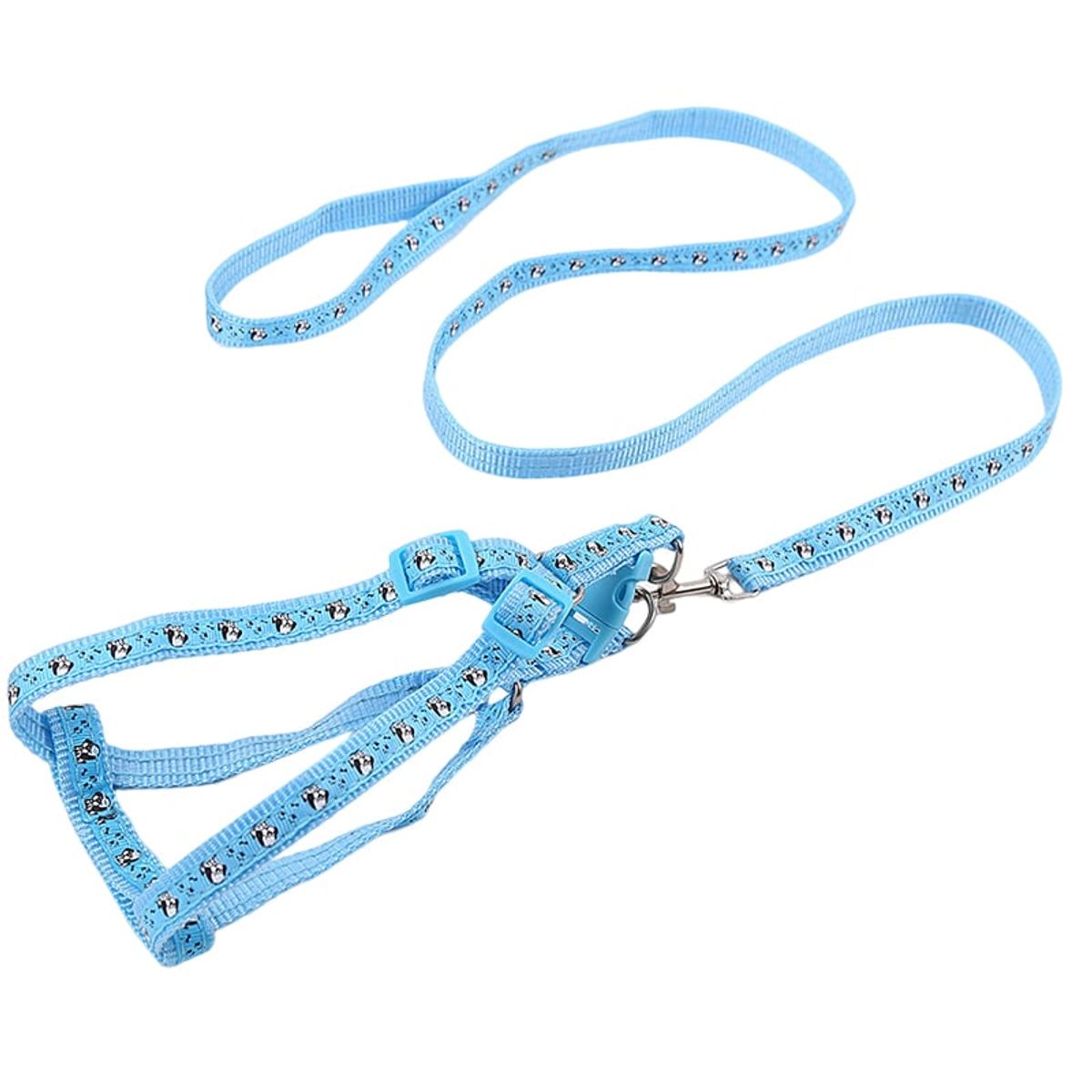 MASCO TODO - Arnés más Correa para Perros Mascotas Gatos Azul Celeste