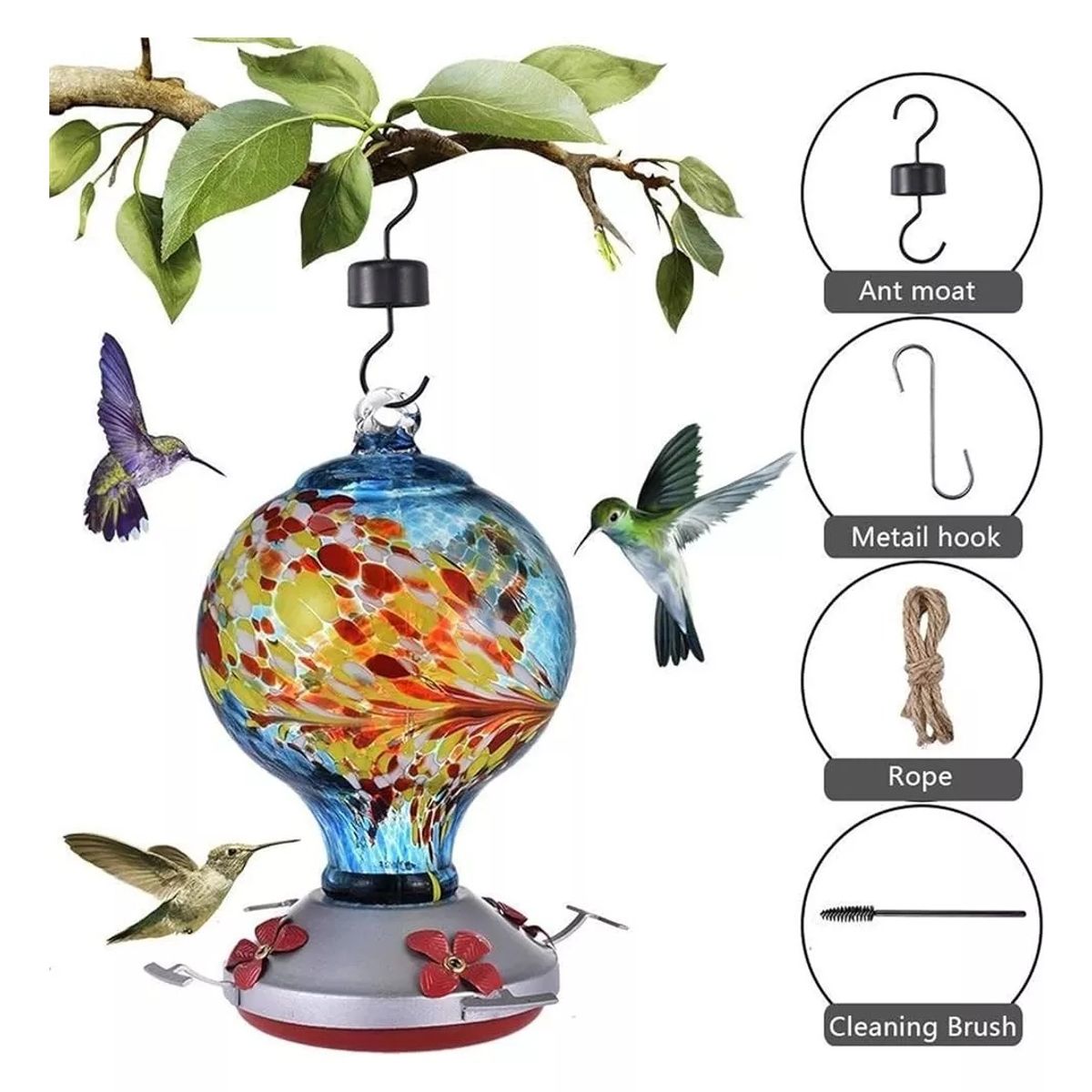 GENERICO - Bebedero y Comedero De Colibrí